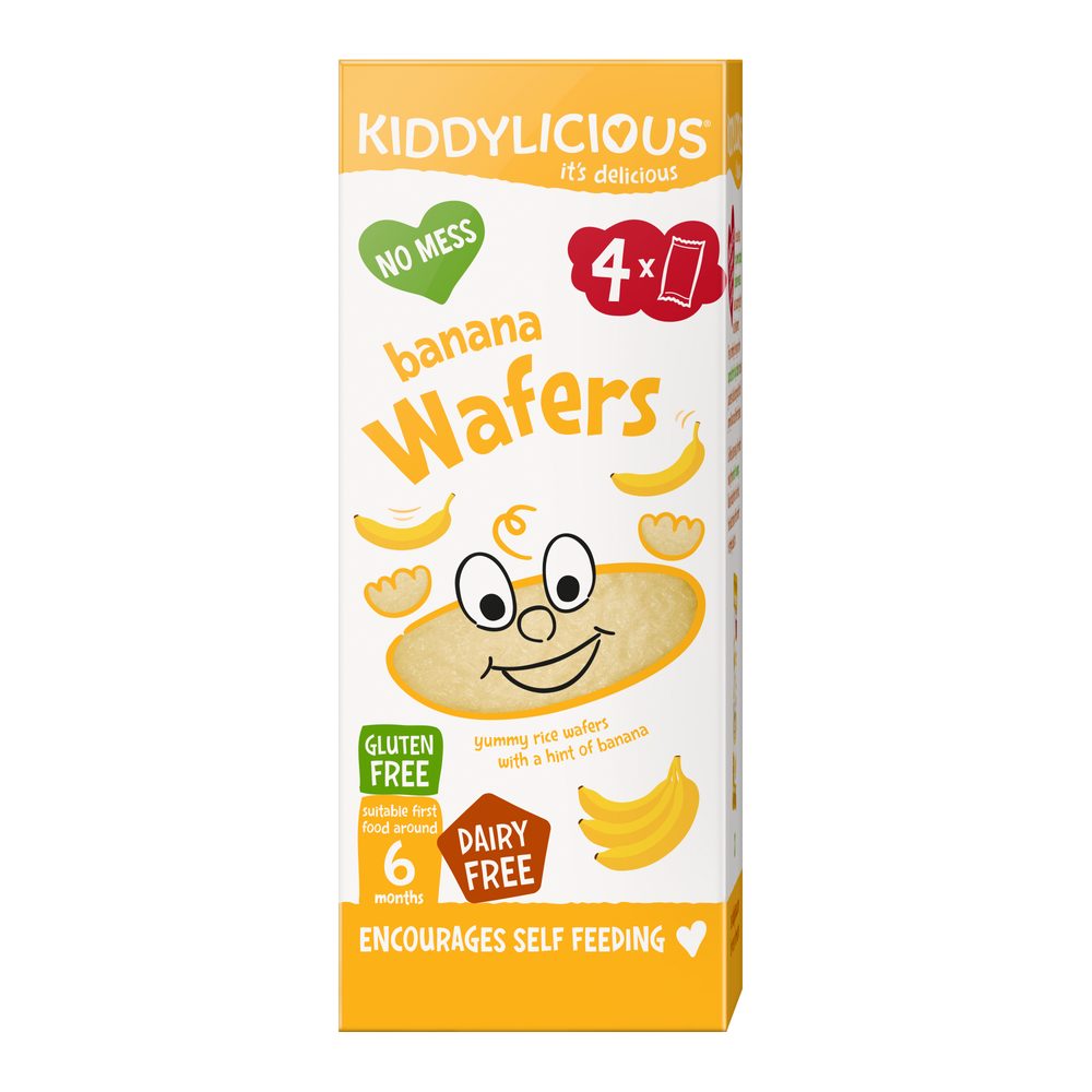 Kiddylicious oplatky mini - banánové 4x5g
