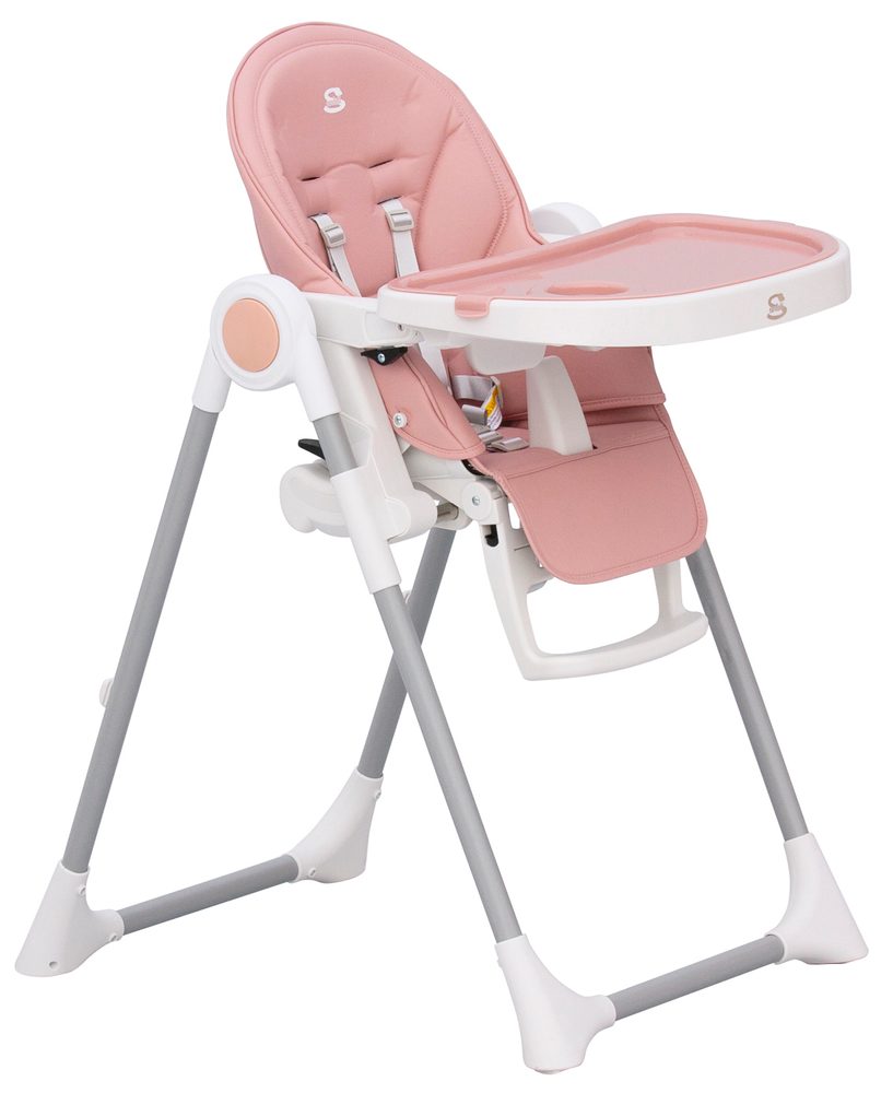 Scarlett Jídelní židlička Rosa růžová