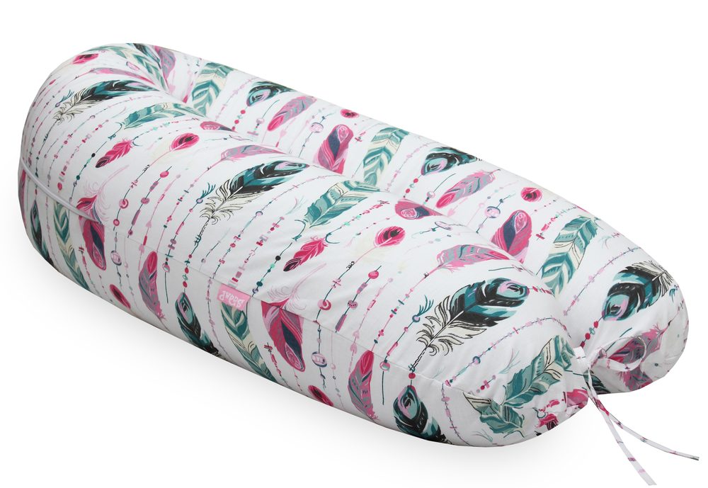 Scamp Kojící polštář 155x30 (FeatherPinkGreen)