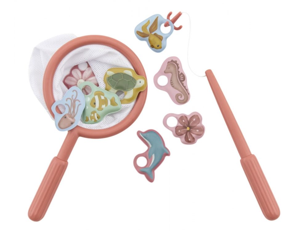 Little Dutch Rybářská sada do koupele růžová