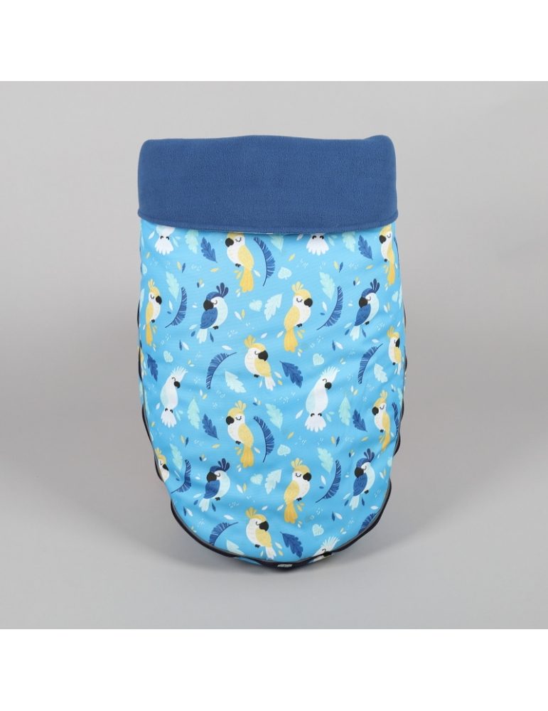 Nánožník papoušci + fleece denim