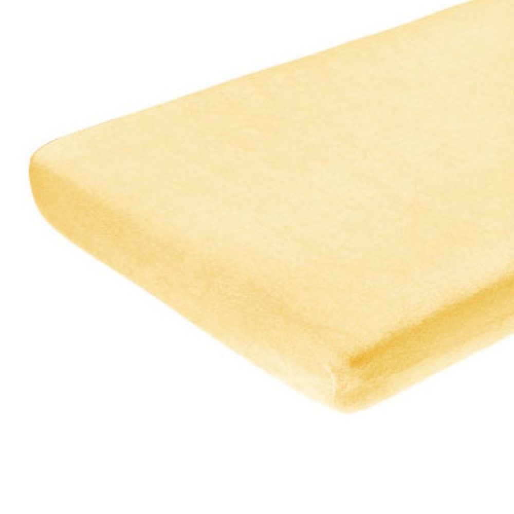Maceshka Nepropustné prostěradlo froté 120x60cm - žlutá