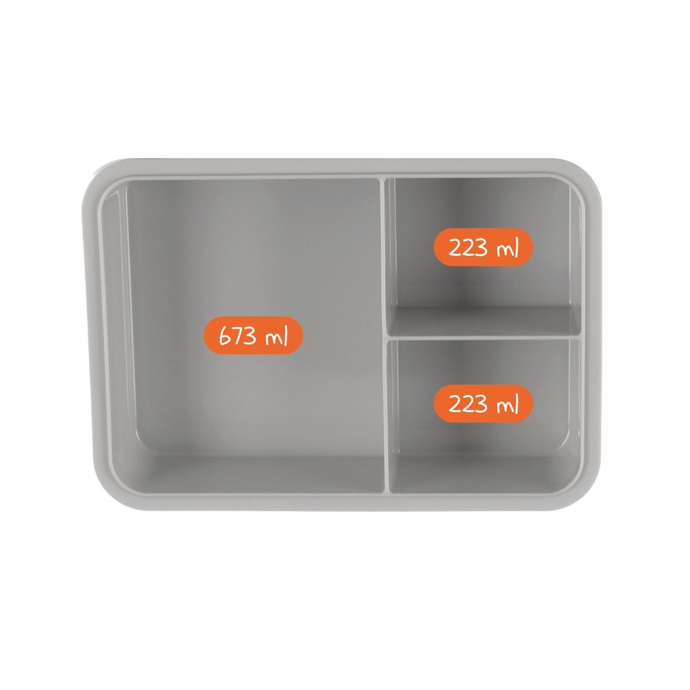 ZOPA Svačinový box 1120 ml - Dino (obrázek 5)