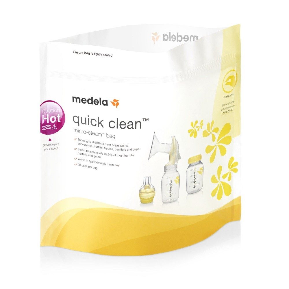 Medela Sterilizační sáčky Quick Clean -  nemocniční balení 100 ks