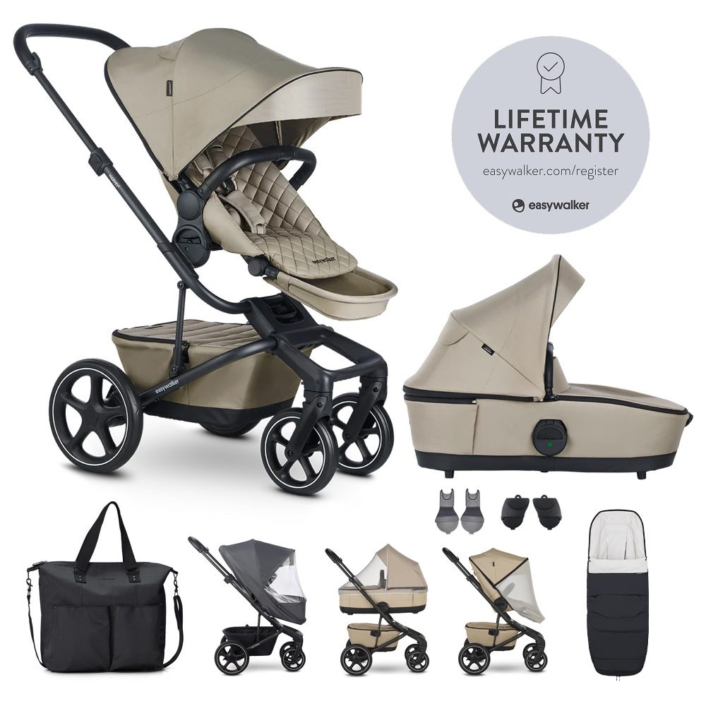Easywalker Set XXL Harvey⁵ Premium s příslušenstvím - Pearl Taupe
