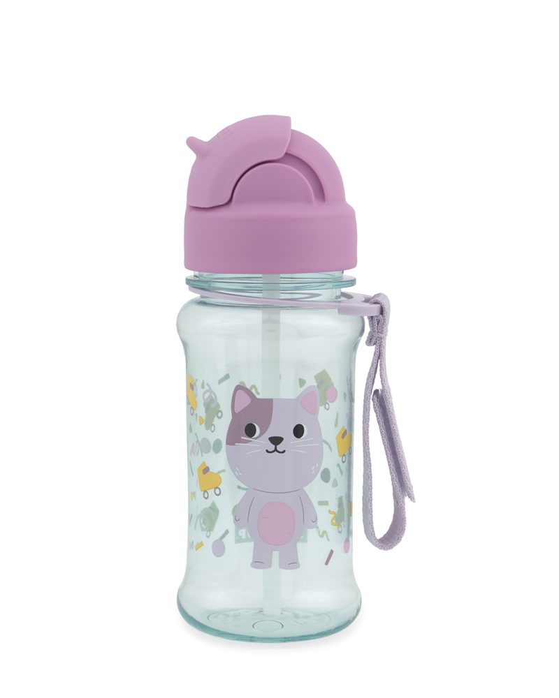 SKIP HOP Lahev s brčkem 355ml Besties Squad Dino 12m+ - SKIP HOP Lahev s brčkem 355ml Besties Squad Kočička 12m+