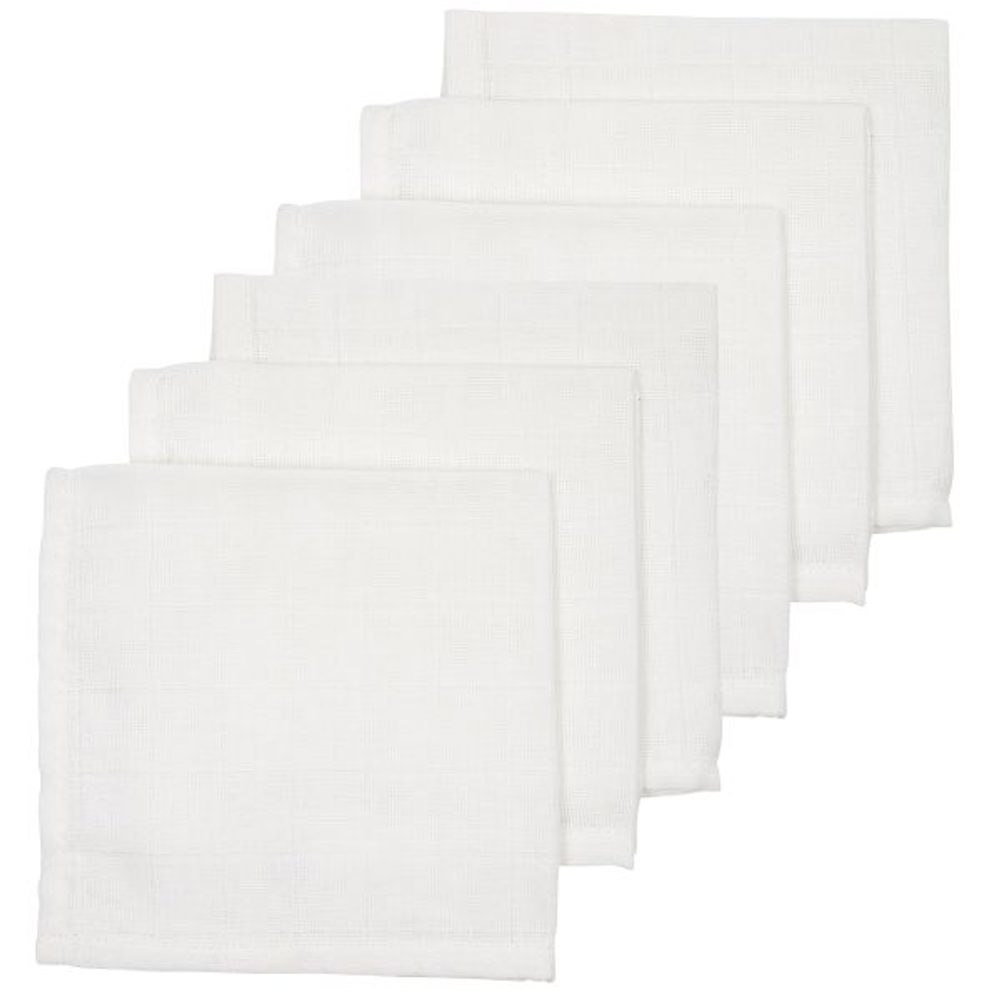 Meyco Sada plenek 6ks (30x30) - White