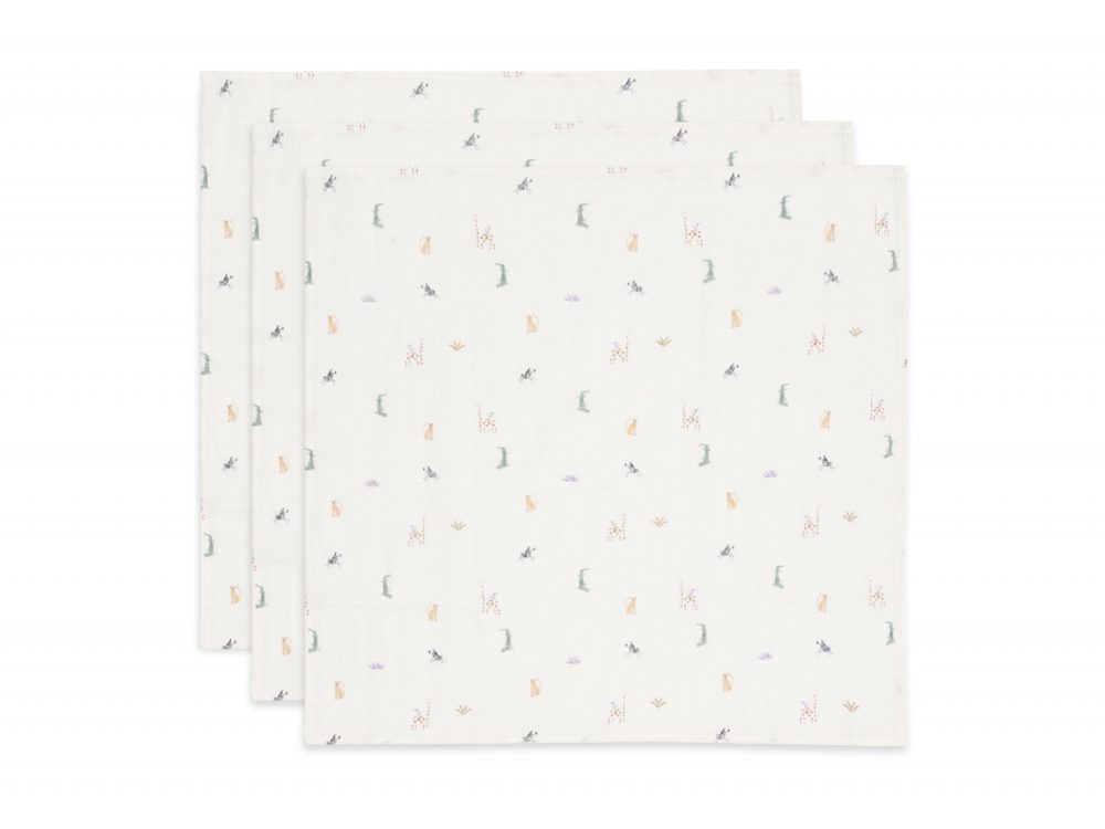 Jollein Pleny 3 ks 70x70 cm Jungle Jambo