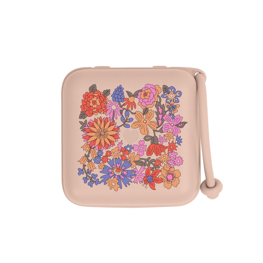 BIBS x LIBERTY krabička na dudlíky - June Blossom Blush