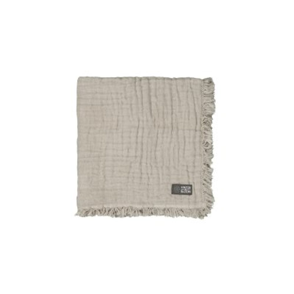 VINTER & BLOOM Deka Feather Muslin Organic Pebble Greige