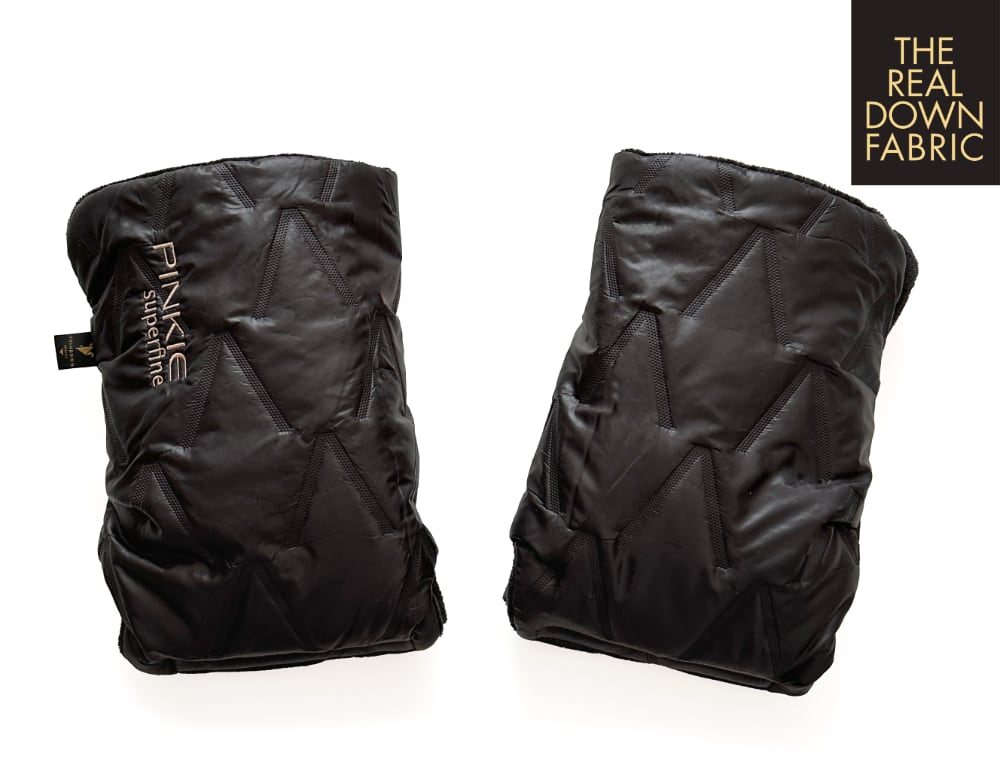 péřové rukavice na kočárek Superfine Vee Black