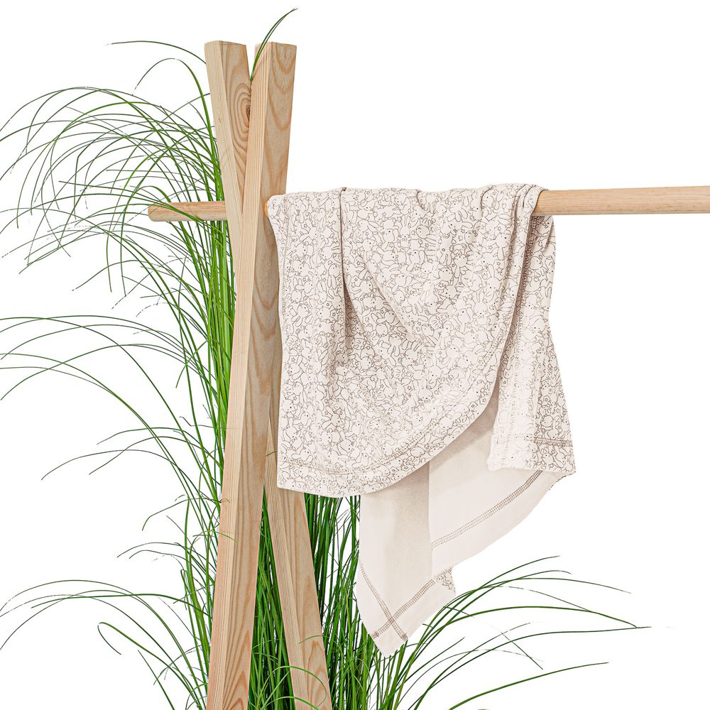 ESITO Dvojitá letní deka pro miminko Zája Light cream 75x100cm - smetanová