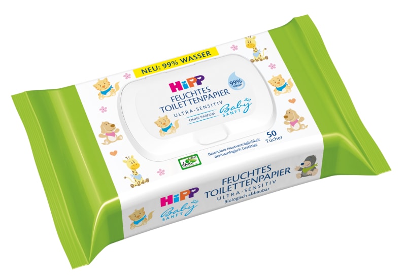 HiPP Babysanft Vlhčený toaletní papír ULTRA SENSITIVE