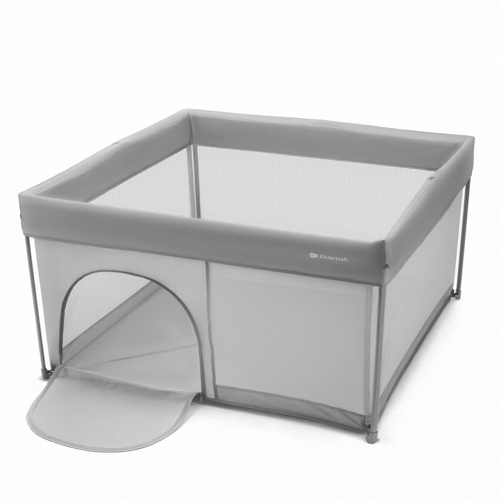 KINDERKRAFT Ohrádka pro děti skládací Ziki Light Grey