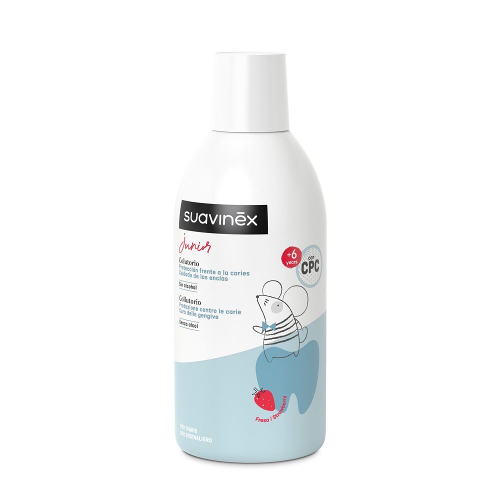 Levně Suavinex SUAVINEX | Dětská ústní voda s příchutí jahody – 500 ml