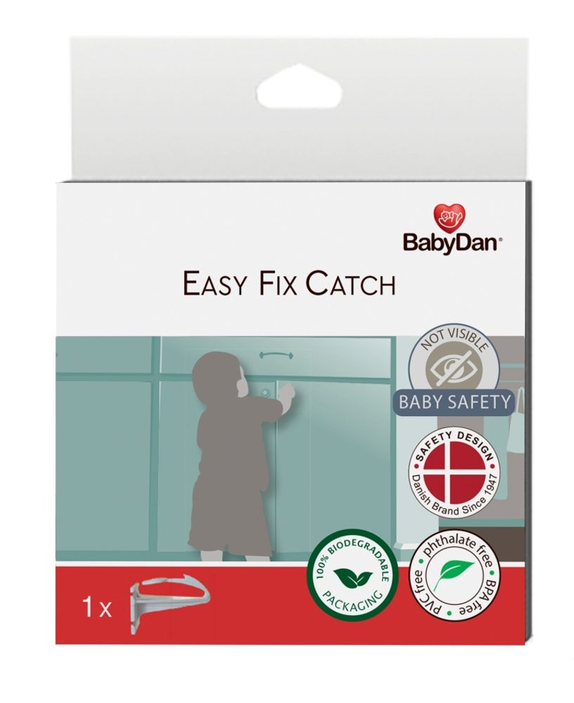 BabyDan univerzální uzávěr lepící Easy Fix Catch, BIO