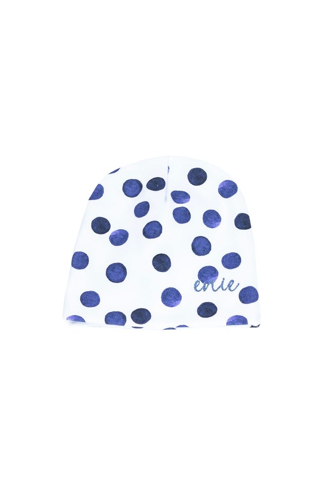 enie baby Dětská čepice 6-9m Blue Circle