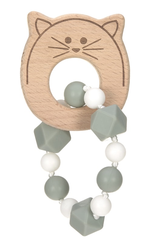 Lässig Teether Bracelet Wood/Silicone