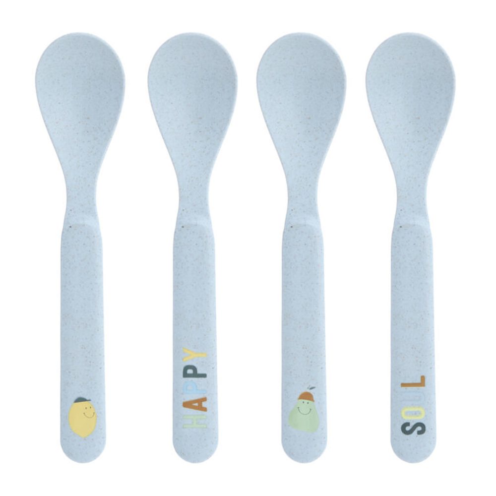 Lässig BABIES Spoon Set PP/Cellulose Happy Fruits lemon