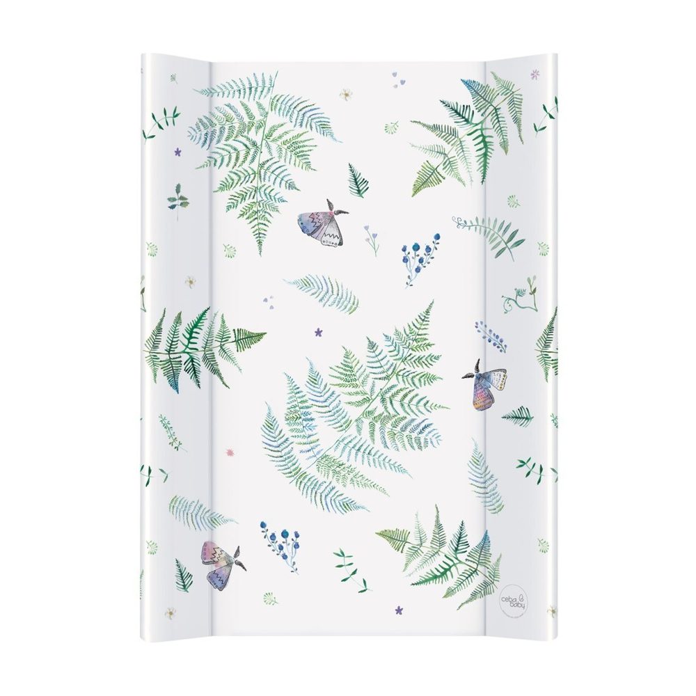 CEBA Podložka přebalovací 2-hranná s pevnou deskou (50x70) Comfort Watercolor World Polypody - CEBA Podložka přebalovací 2-hranná s pevnou deskou (50x70) Comfort Watercolor World…