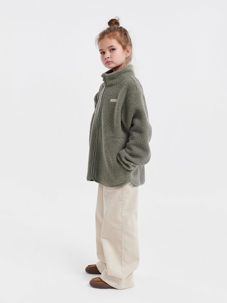 LEOKID Fleecová bunda Theo Vetiver Green vel. 104 (obrázek 12)