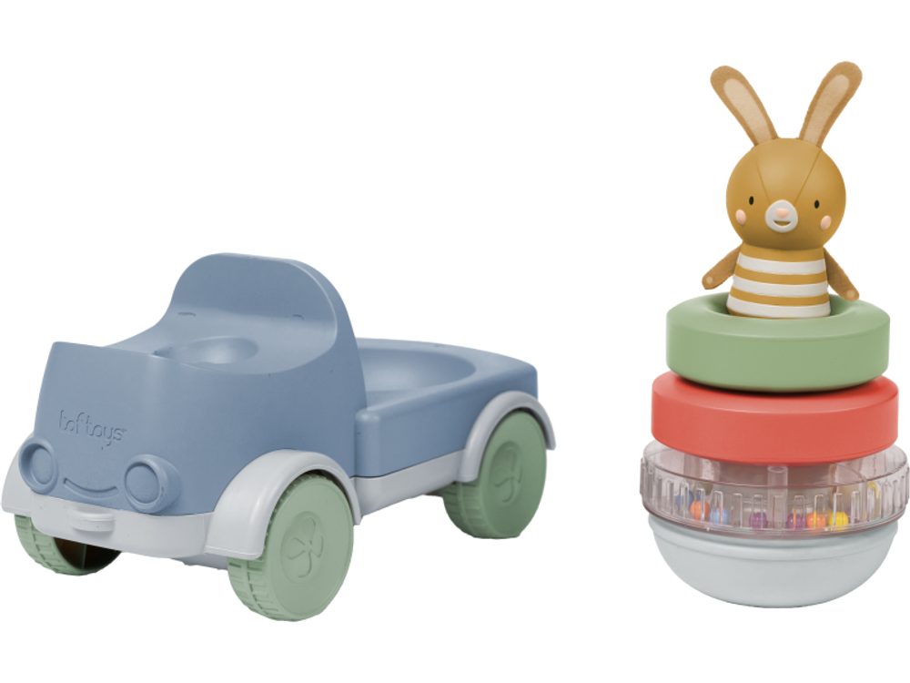 Taf Toys Náklaďák s pyramidou Bunny (obrázek 3)
