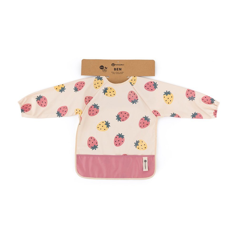 Levně Petite&Mars Bryndák s dlouhým rukávem Ben - Beige Strawberies