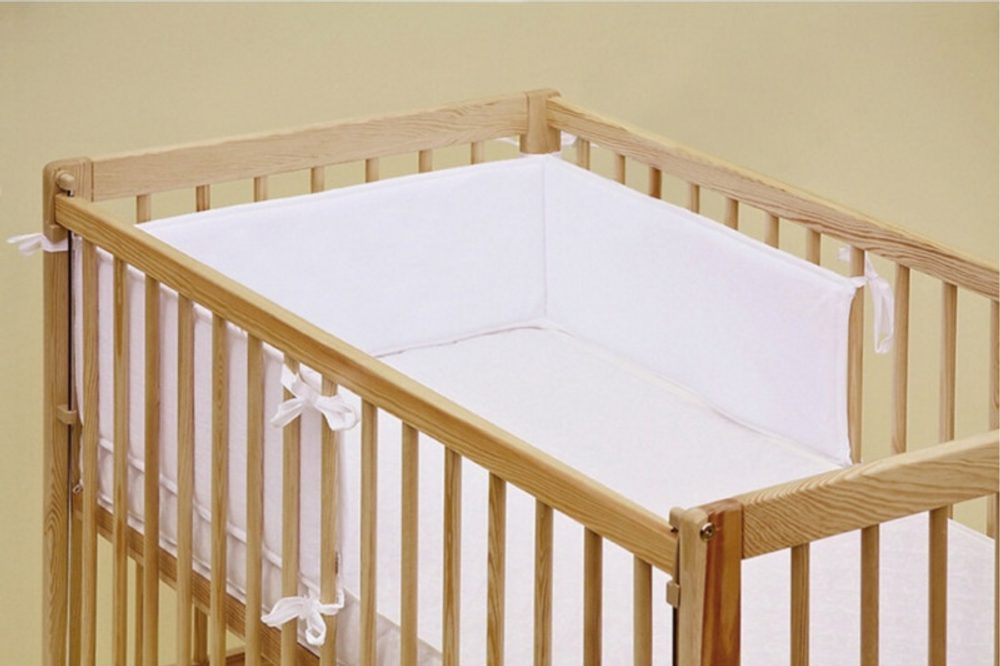 Scarlett Ochranný límec froté do postýlky bílý