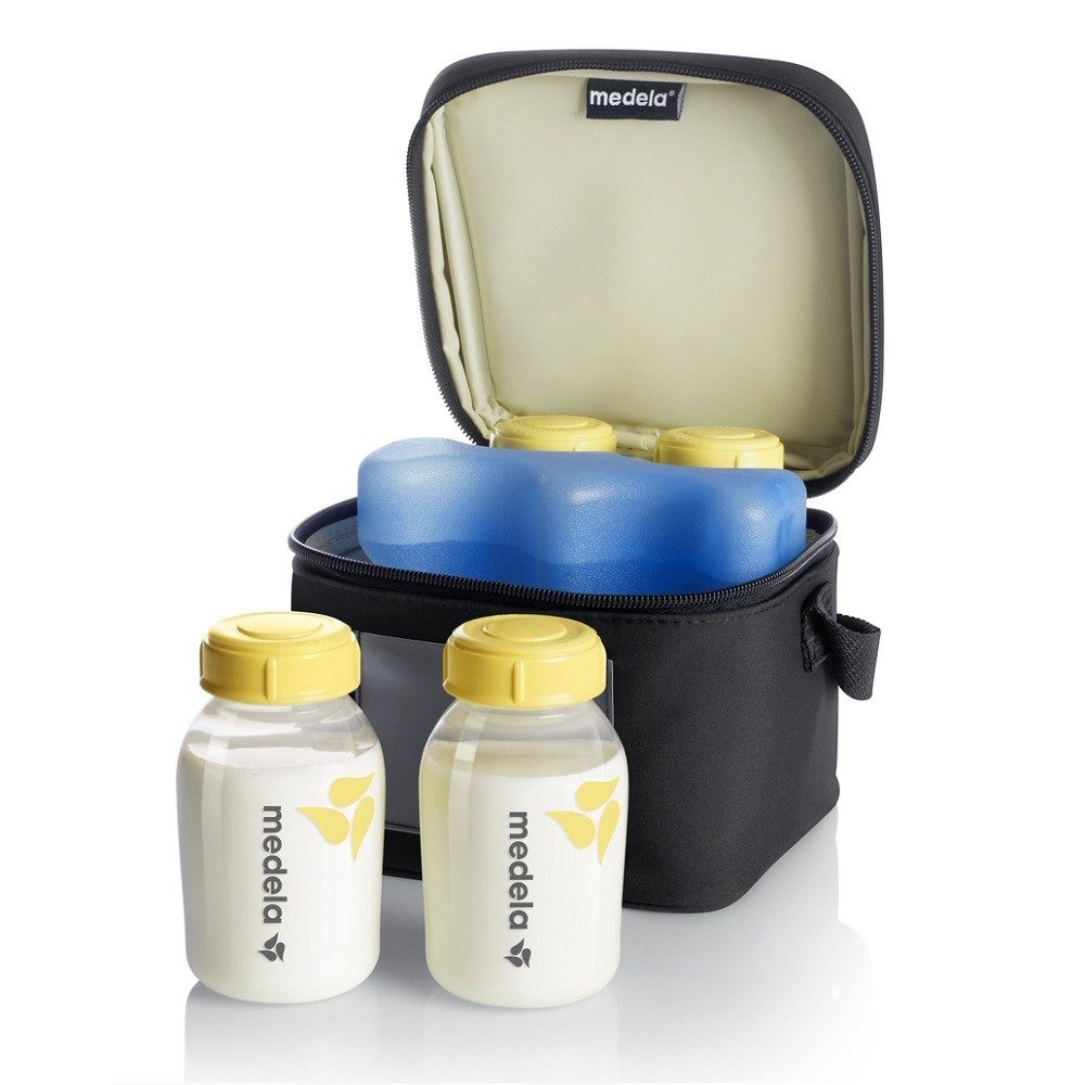 Medela Chladící taška včetně 4 lahviček 150 ml - unicolor