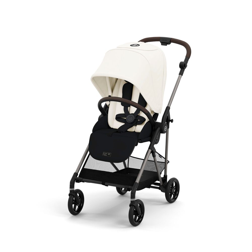 Cybex Melio Taupe 2024 - Canvas White - sportovní kočárky