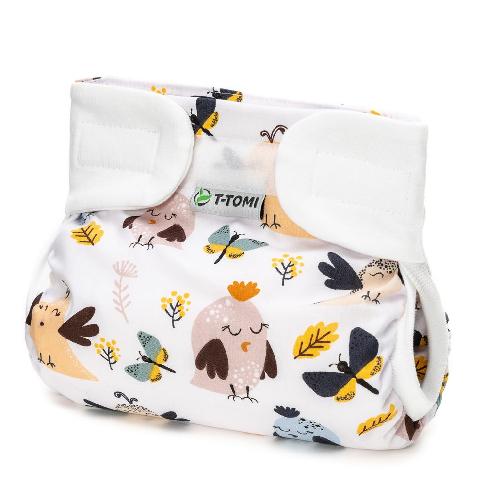 Levně T-Tomi Ortopedické abdukční kalhotky suchý zip - birds 5 - 9 kg
