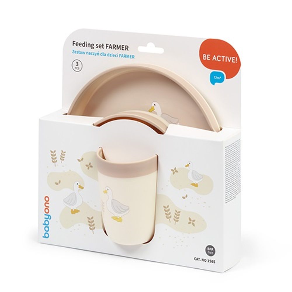BABYONO Set jídelní Farmer 12m+ (obrázek 8)