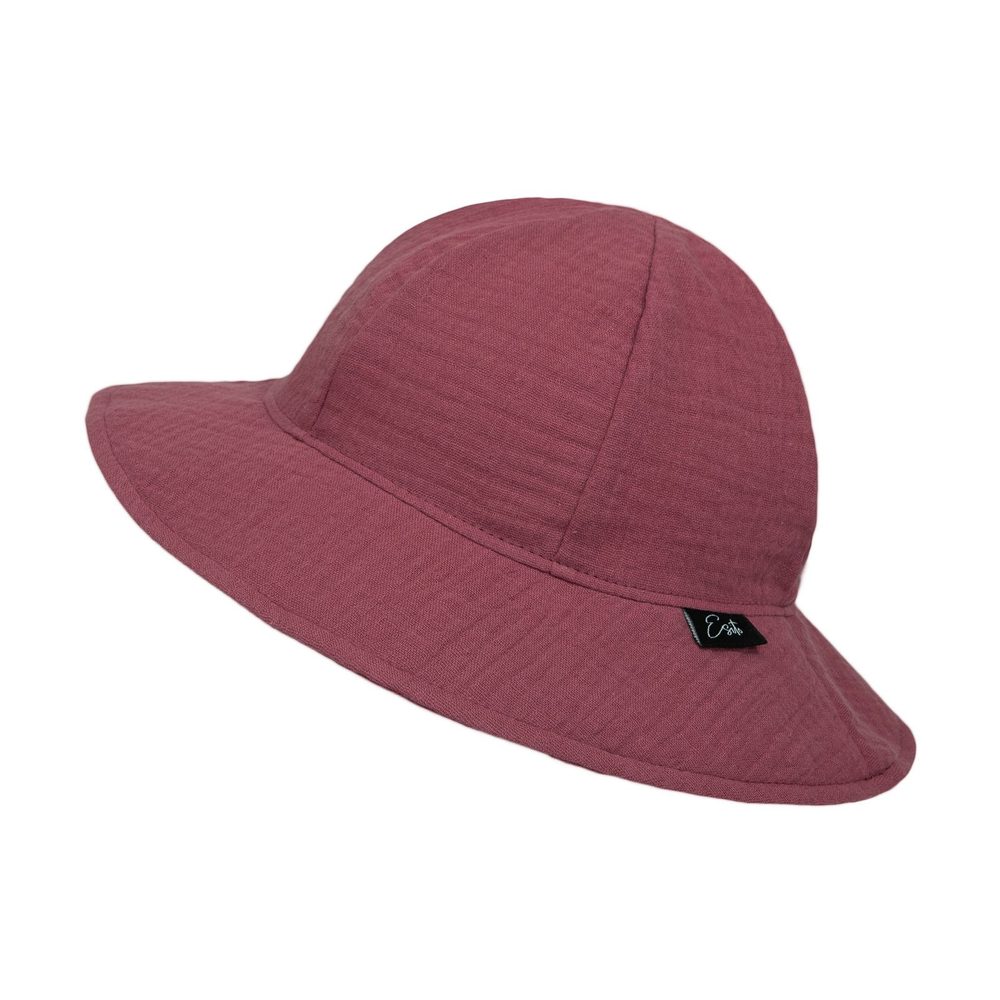 ESITO Dívčí klobouk mušelín Ruby red - rubínová / XS