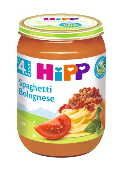 HiPP BIO Špagety v boloňské omáčce