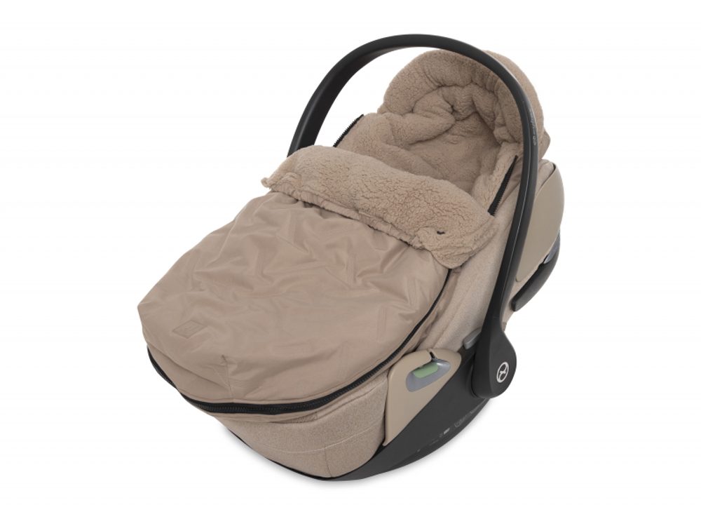 Jollein Fusak do autosedačky Embossed Milky Coffee