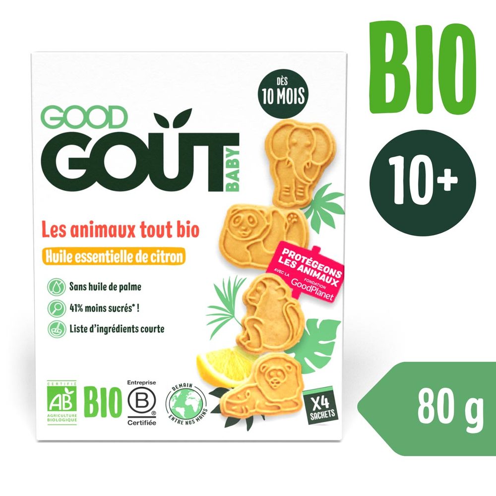 Good Gout BIO Citronová zvířátka 80 g