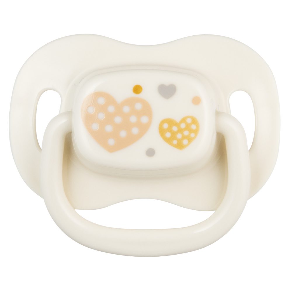 Canpol babies Dudlík silikonový symetrický NEWBORN BABY 6-18m béžový
