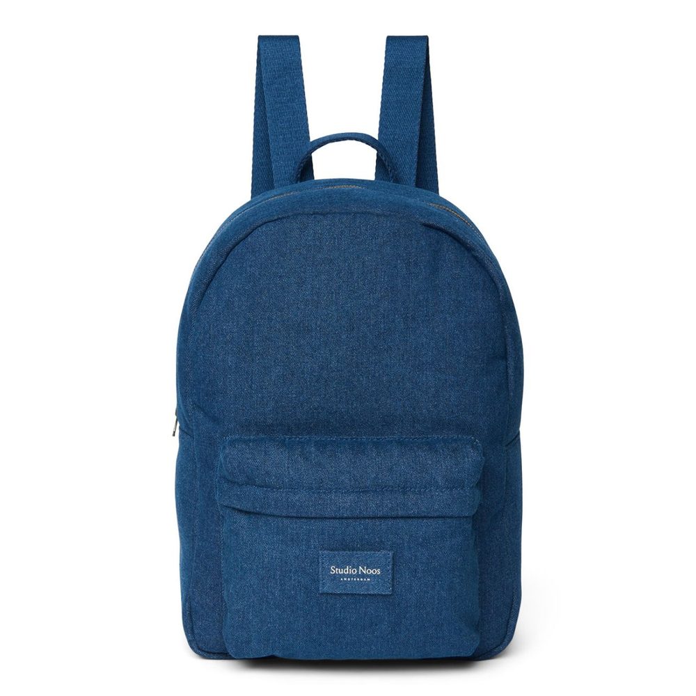Studio Noos Denim Midi BACKPACK - batůžek | Dark Blue