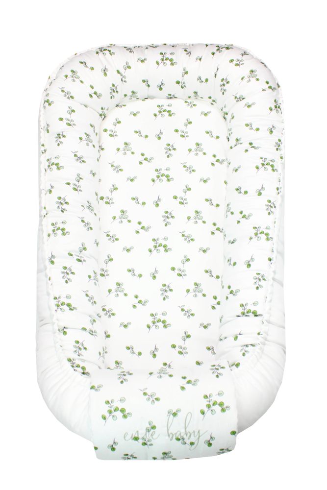 enie baby Hnízdečko GREEN LEAVES /WHITE