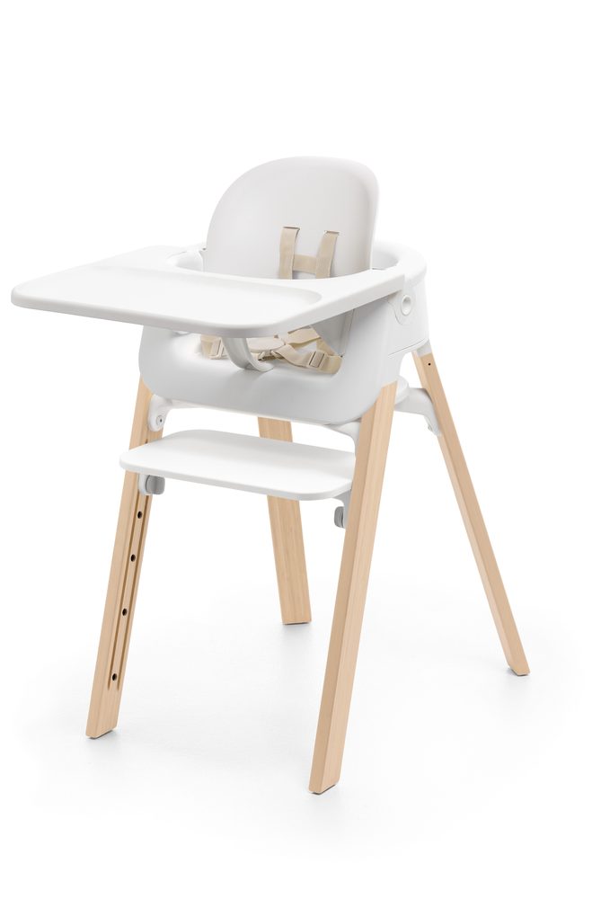 STOKKE® Steps™ Jídelní židlička - White/Natural