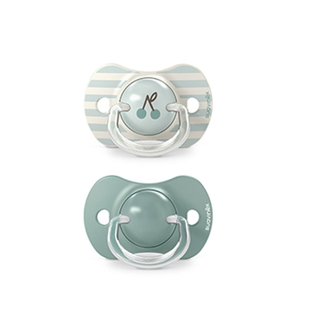 Suavinex Dudlík SX PRO fyziologický BIRDIES +18m 2 ks - zelený