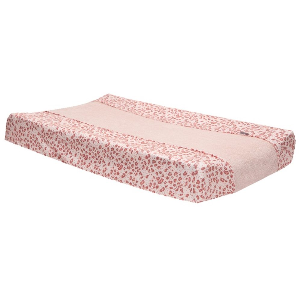 Bebe-Jou Froté návlek na malou podložku Bébé-Jou Leopard pink, 72x44cm