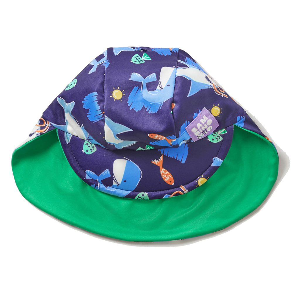 bambinomio Čepice dětská koupací, UPF 40+, Ocean, 38-46 cm -0-12 m