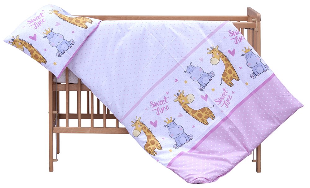 Scarlett Souprava do postýlky 2-dílná Nebula růžová 90x120cm