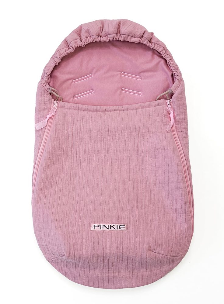 Pinkie bavlněný fusak Pink Muslin BIO 0-12 měsíců - autosedačky