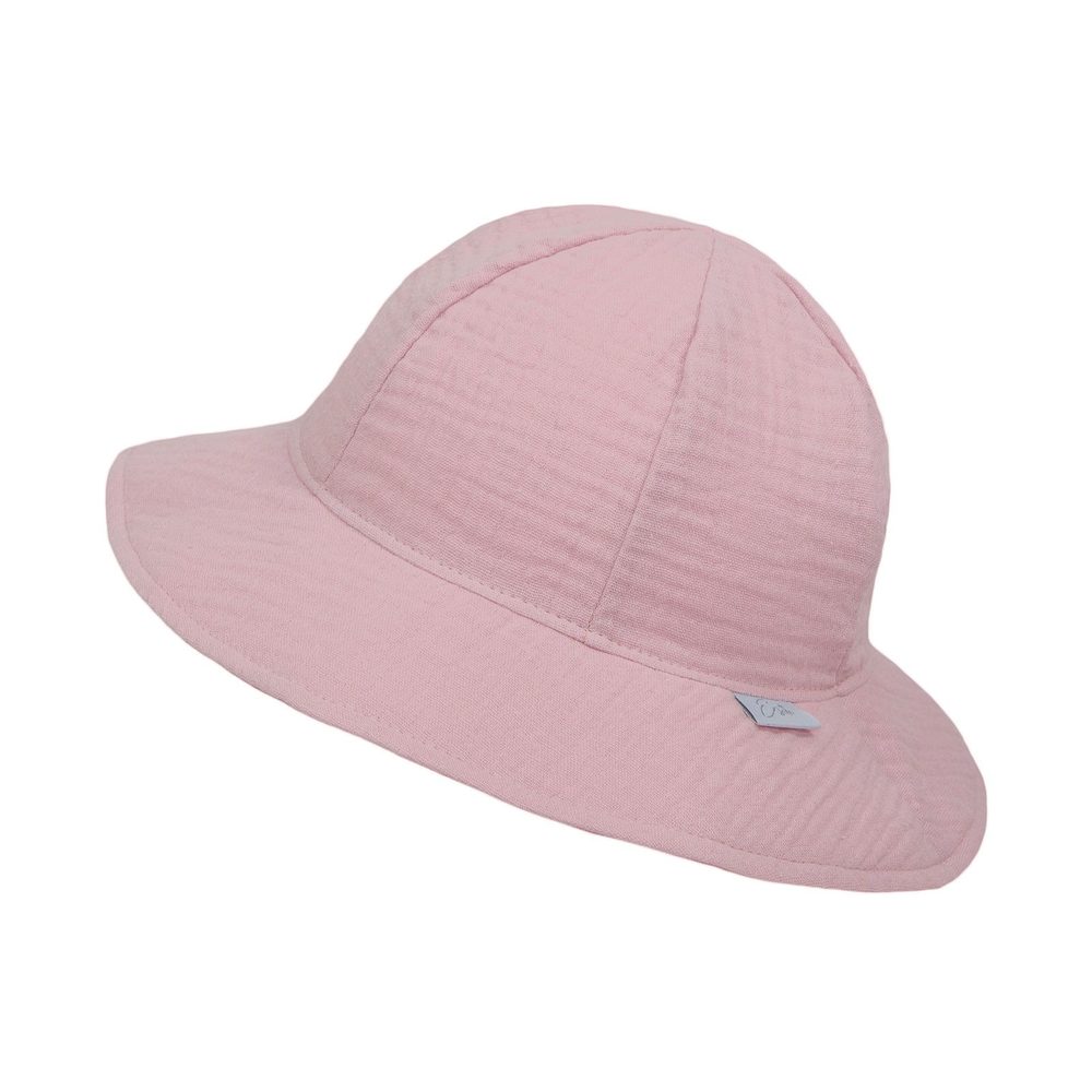 ESITO Dívčí klobouk mušelín Powder pink - pudrová / XS