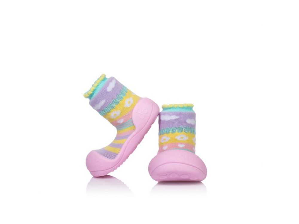 Attipas botičky Attibebe - pink M / 115㎜ / US 4.5 / Euro 20 pink