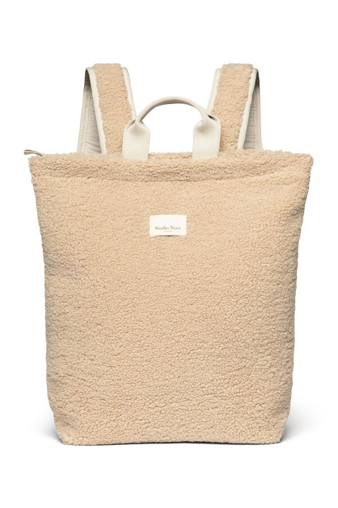STUDIO NOOS Batoh - Ecru Teddy Adult