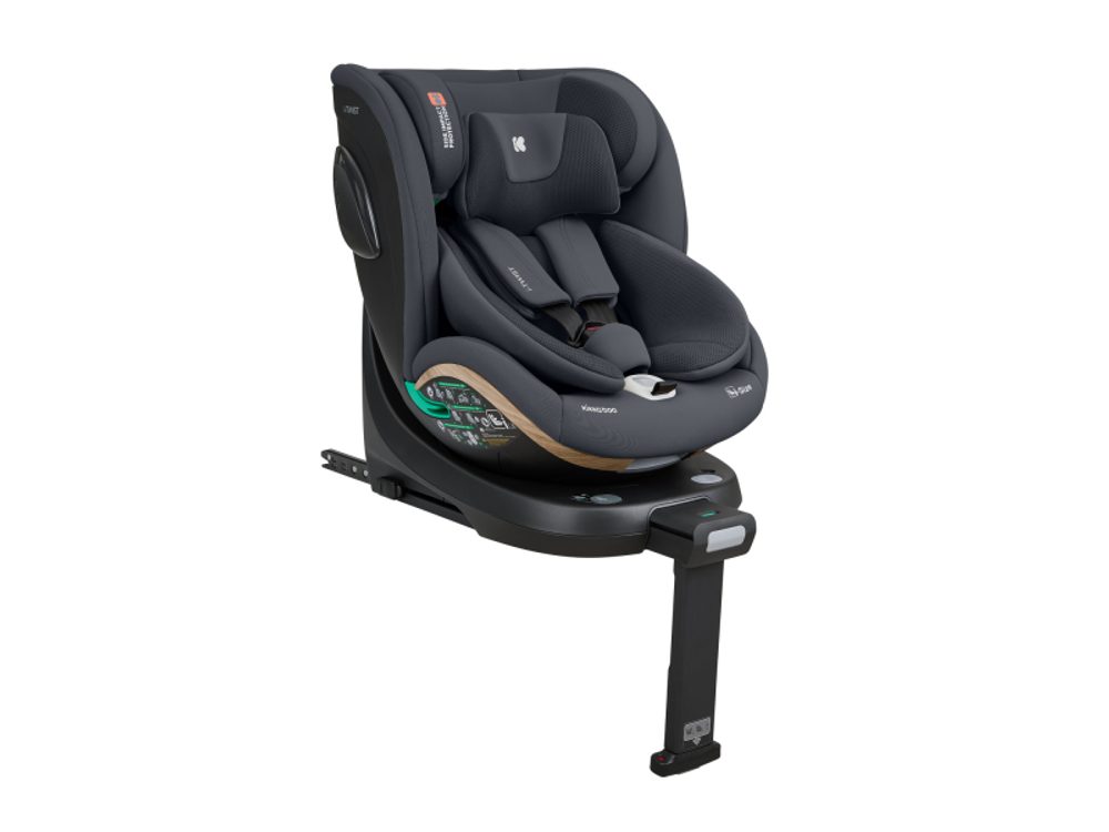 KikkaBoo Autosedačka 40-150 cm i-Twist i-SIZE Grey