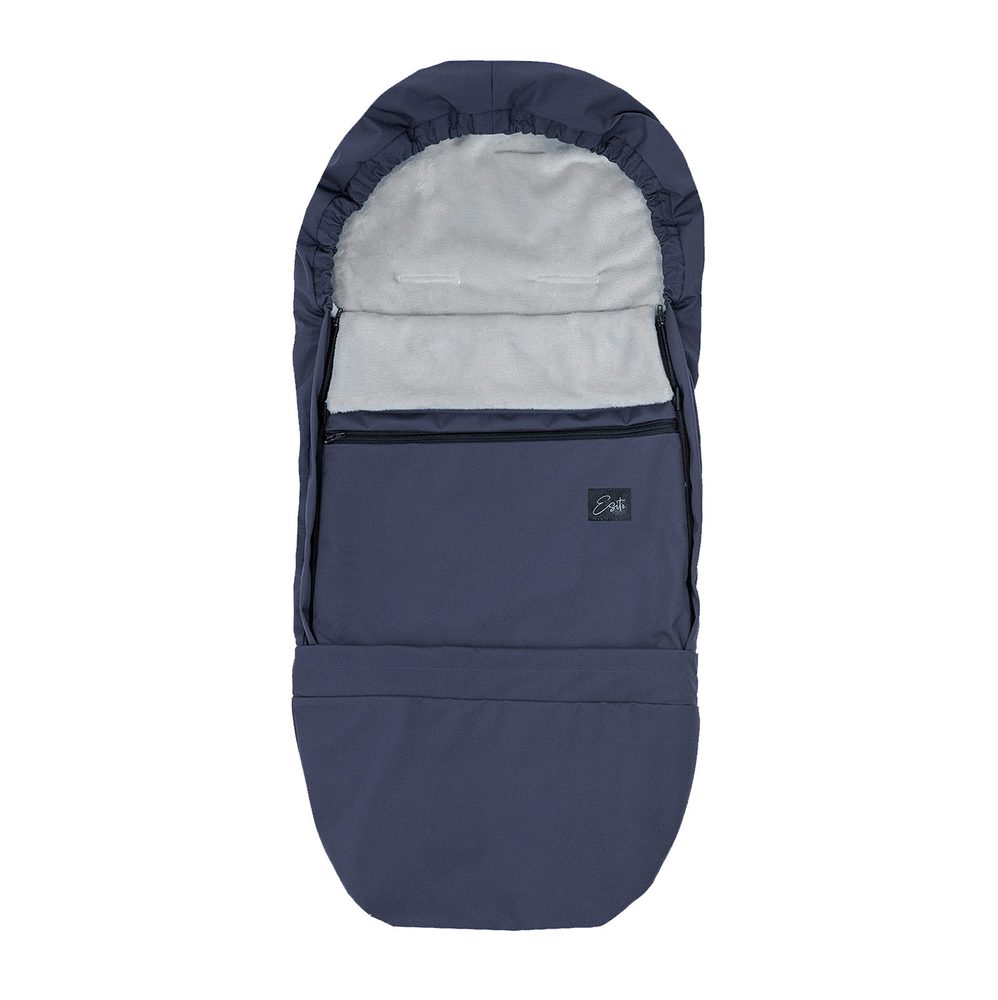 ESITO Jarní fusak do kočárku Soft Mono Grey - šedá